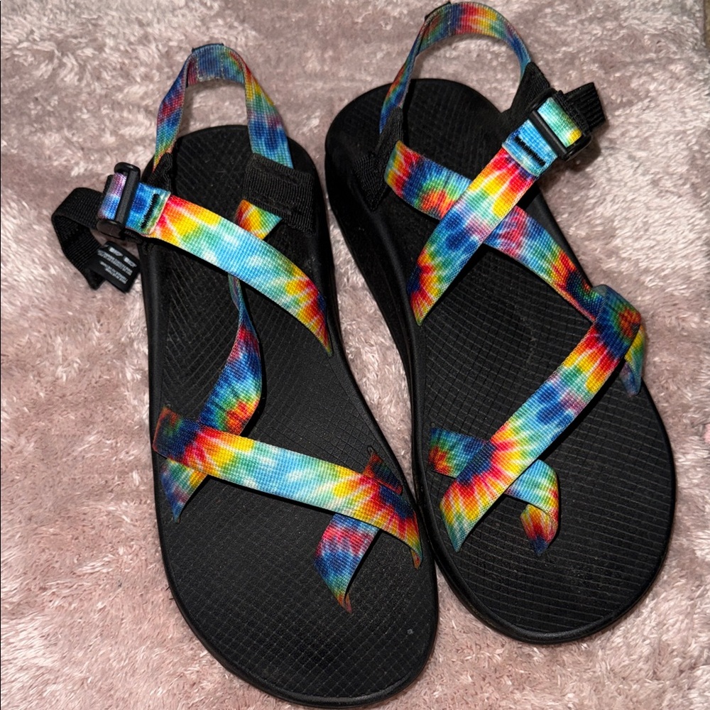 Chaco Multicolor Tie-Dye Sandals